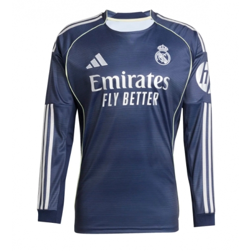 Billige Fotballdrakt Real Madrid Replika Bortedrakt 2025-26 Langermet Billige Fotballdrakt Real Madrid Replika Bortedrakt 2025-26 Langermet